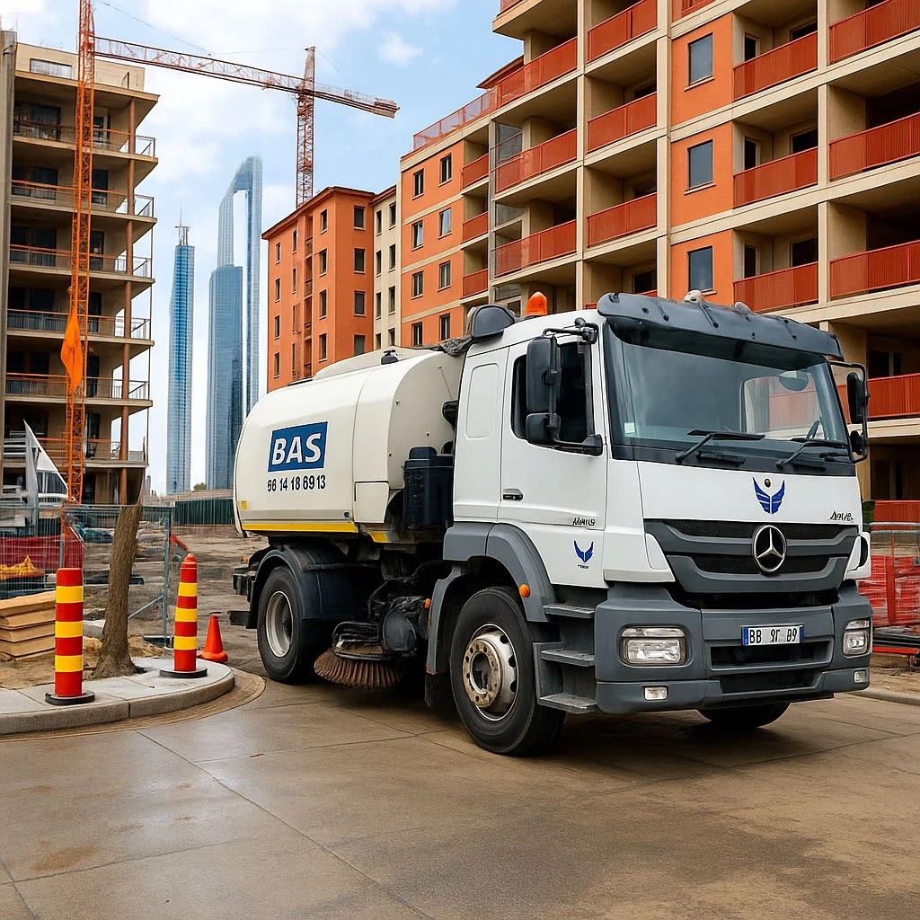 Balayage de chantiers BTP